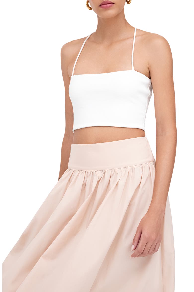 Raven Cotton Poplin Maxi Skirt, Alternate, color, LIGHT BEIGE