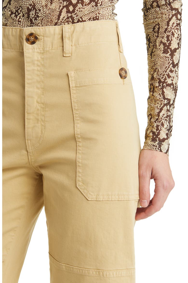 Stretch Cotton Utility Pants, Alternate, color, WASHED TAN