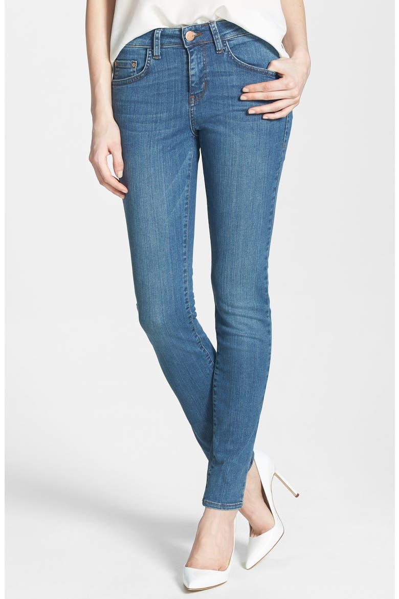 !iT Collective 'Lauren' Stretch Skinny Jeans, Main, color, SOLSTICE