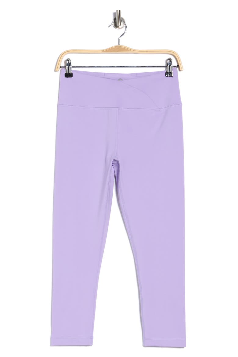 Lana Interlock Crossover High Rise Leggings, Alternate, color, DESERT BLOOM