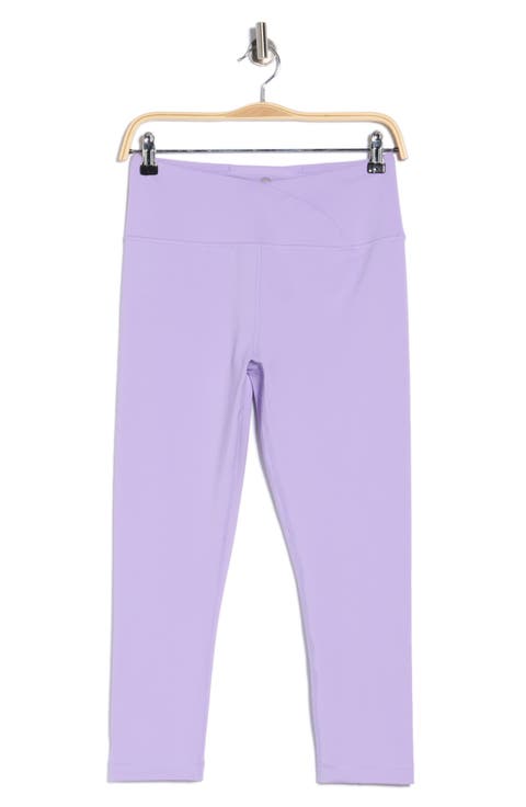 Lana Interlock Crossover High Rise Leggings