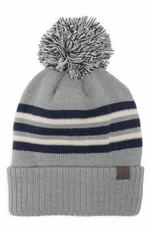 Rainforest Stripe Pom Pom Beanie