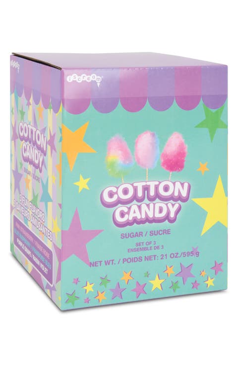 Set of 3 Fruity Cotton Candy Floss