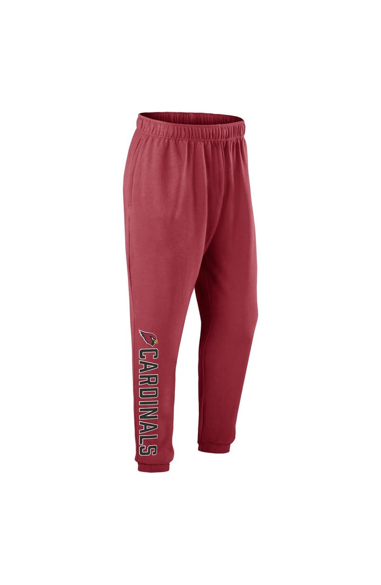 FANATICS Men's Fanatics Branded Cardinal Arizona Cardinals Chop Block Fleece Sweatpants, Alternate, color, Cardinal