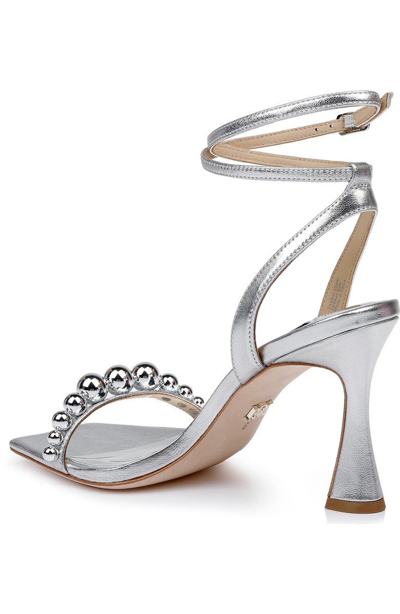 Badgley Mischka Collection Cailey Ankle Strap Metallic Sandal, Alternate, color,