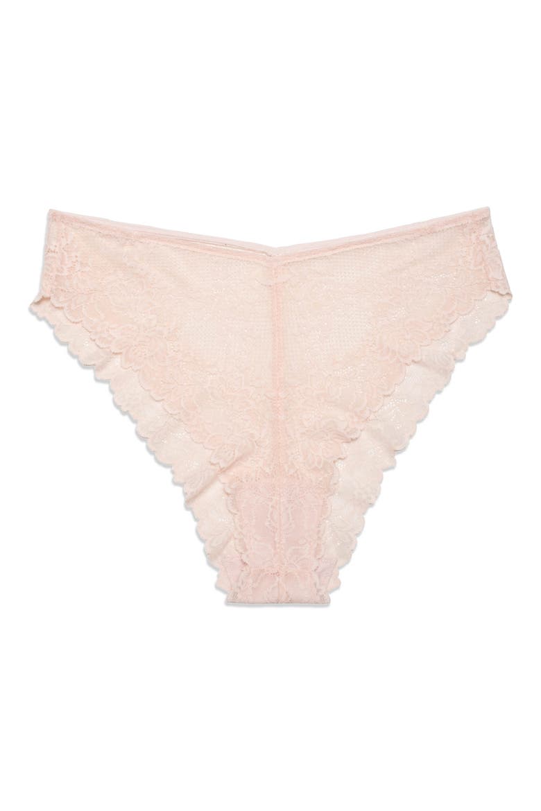 Heavenly High Cut Briefs, Alternate, color, WHISPER PINK