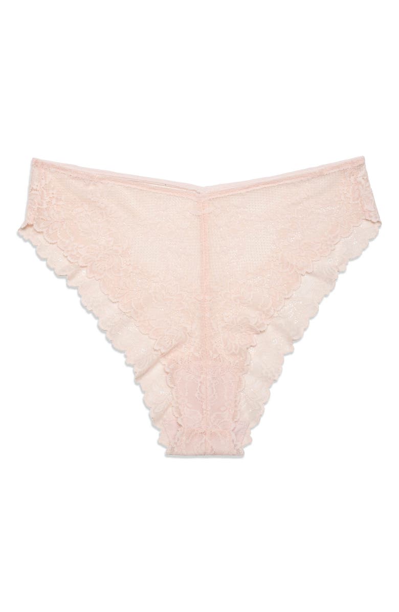 Natori Heavenly High Cut Briefs, Alternate, color, Whisper Pink