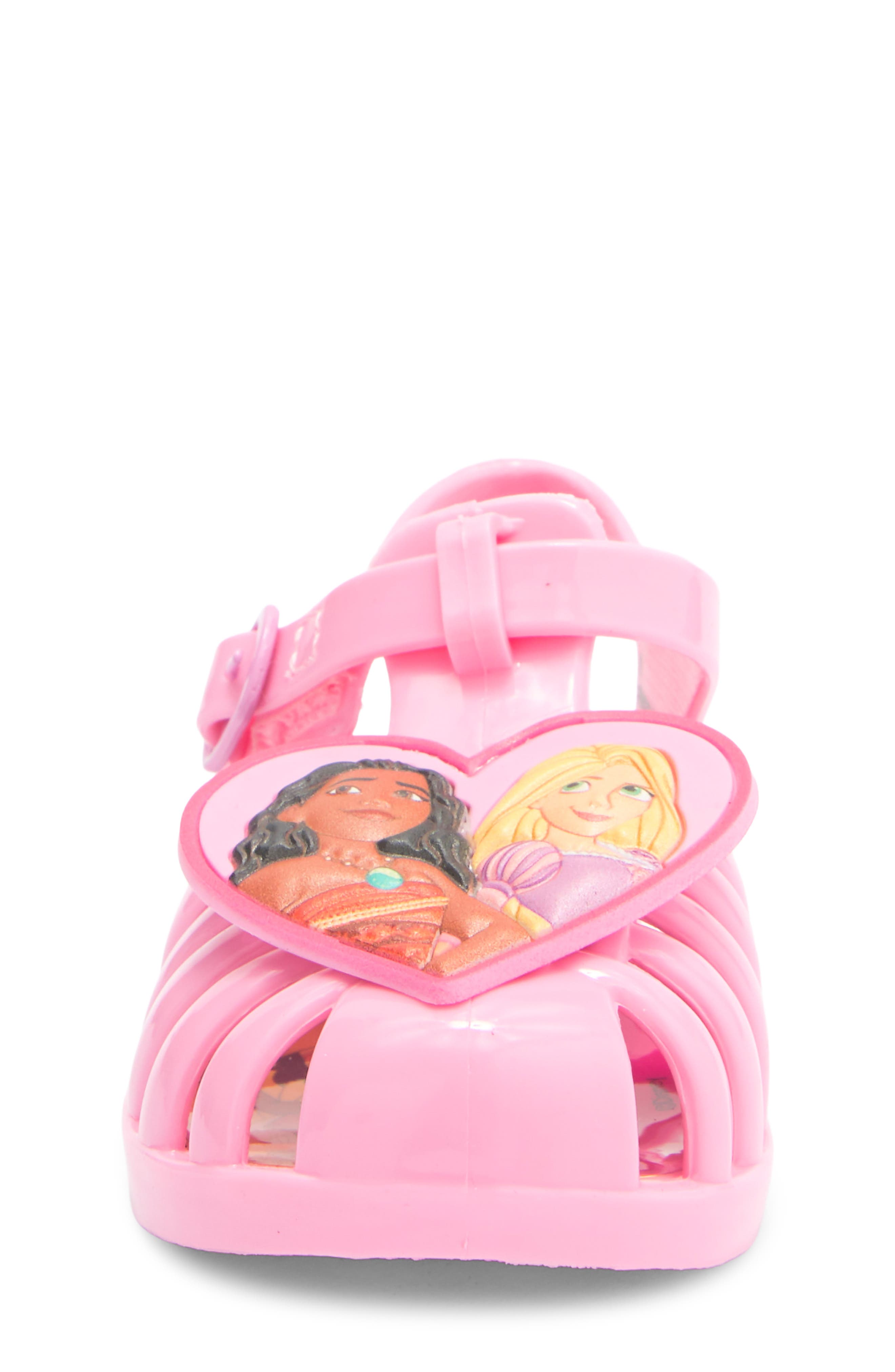 Harper Canyon Disney Princess Jelly Sandal, Alternate, color, Pink