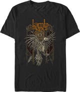 Lamb of God Men's Lamb of God The Raven Skeleton Graphic T-Shirt