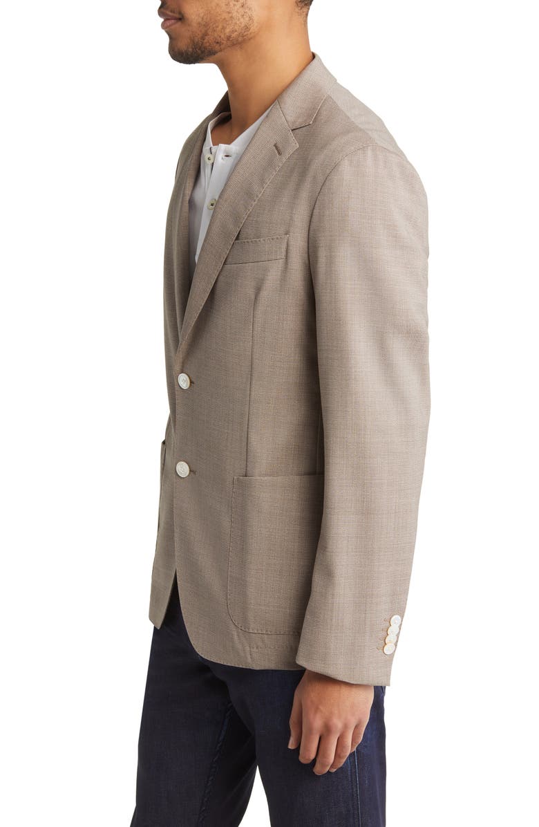 BOSS Hanry Virgin Wool Sport Coat, Alternate, color, Light Beige