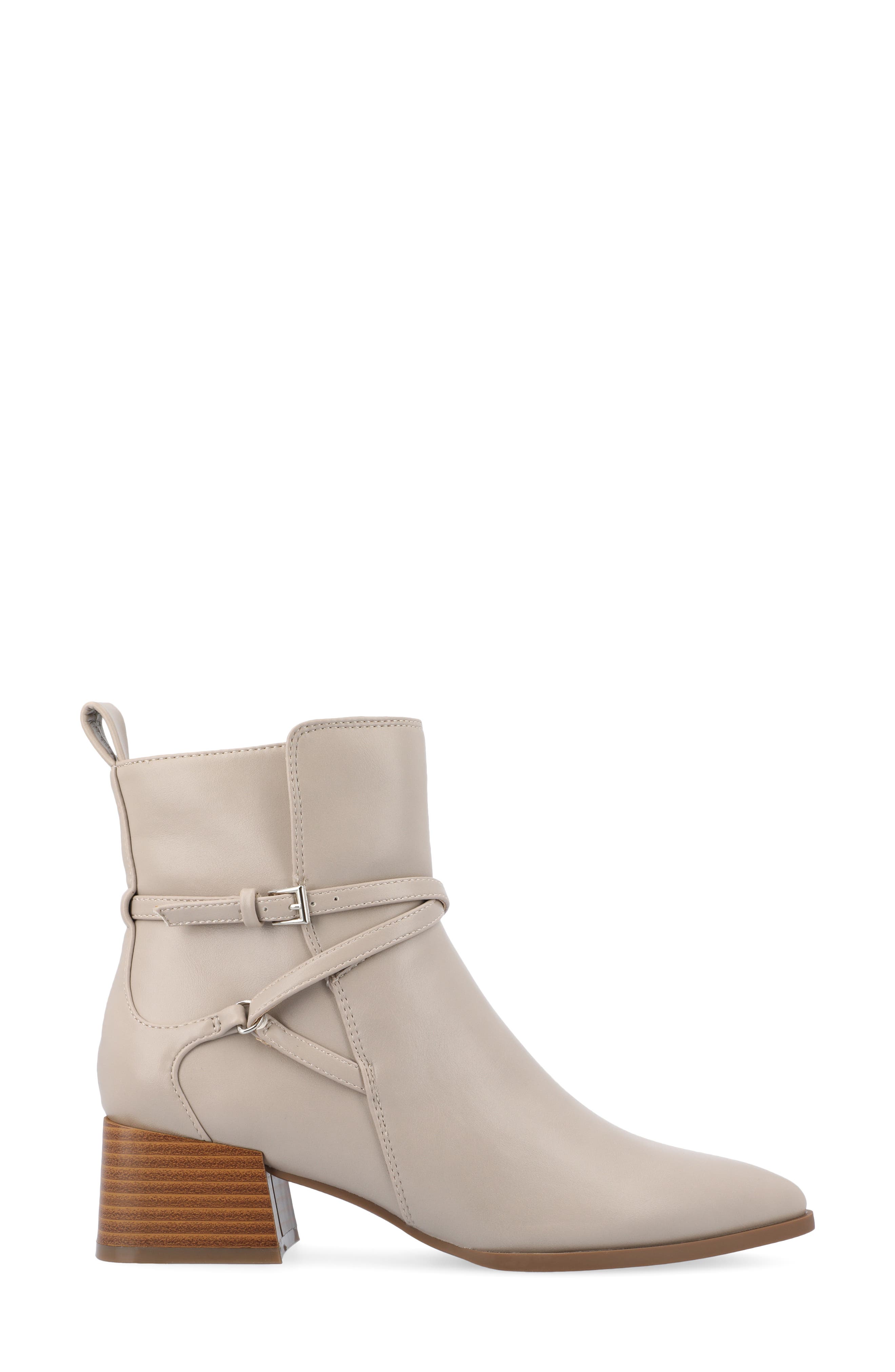 Journee Collection Estelle Bootie, Alternate, color, Grey