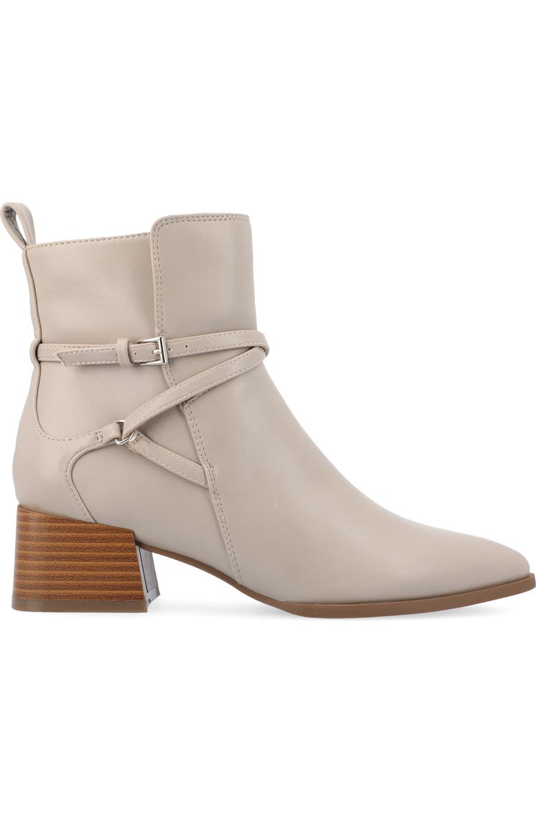 Journee Collection Estelle Bootie, Alternate, color, Grey