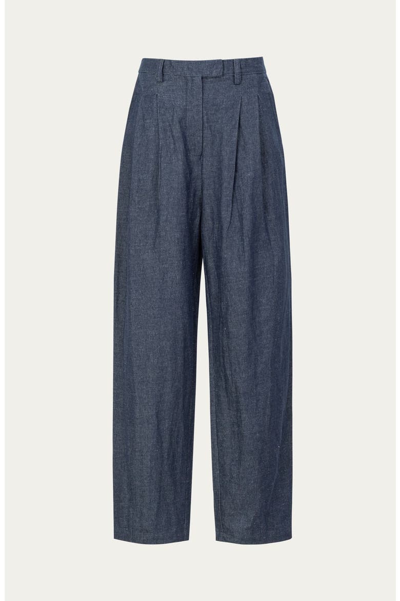 High Rise Trousers, Alternate, color, denim