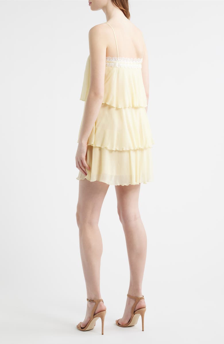 LoveShackFancy Cedra Layered Ruffle Dress, Alternate, color, 