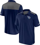 FANATICS Men's Fanatics  Navy/Gray Tennessee Titans Colorblock Polo