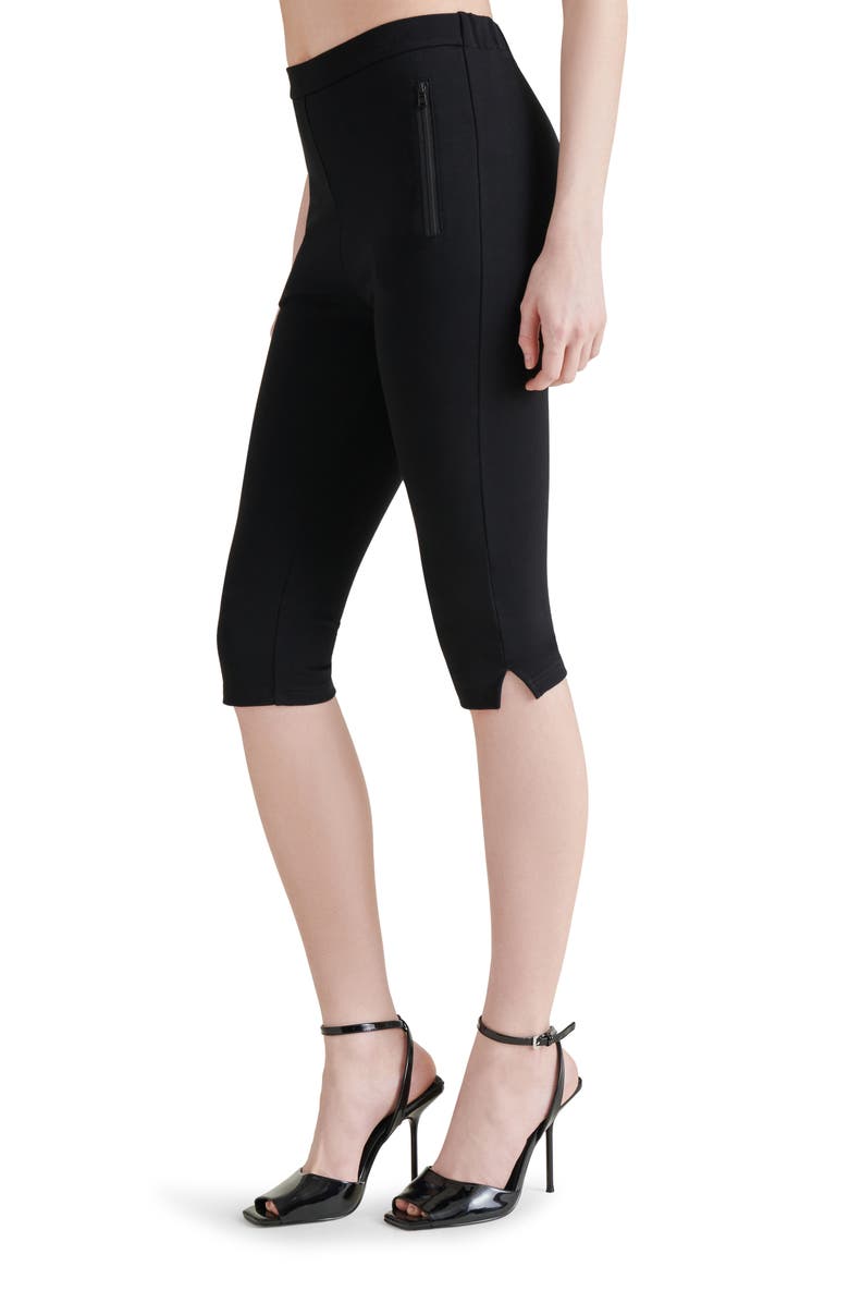 Steve Madden Dara Capri Leggings, Alternate, color, Black