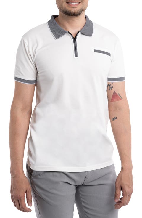 Pipe Trim Knit Polo