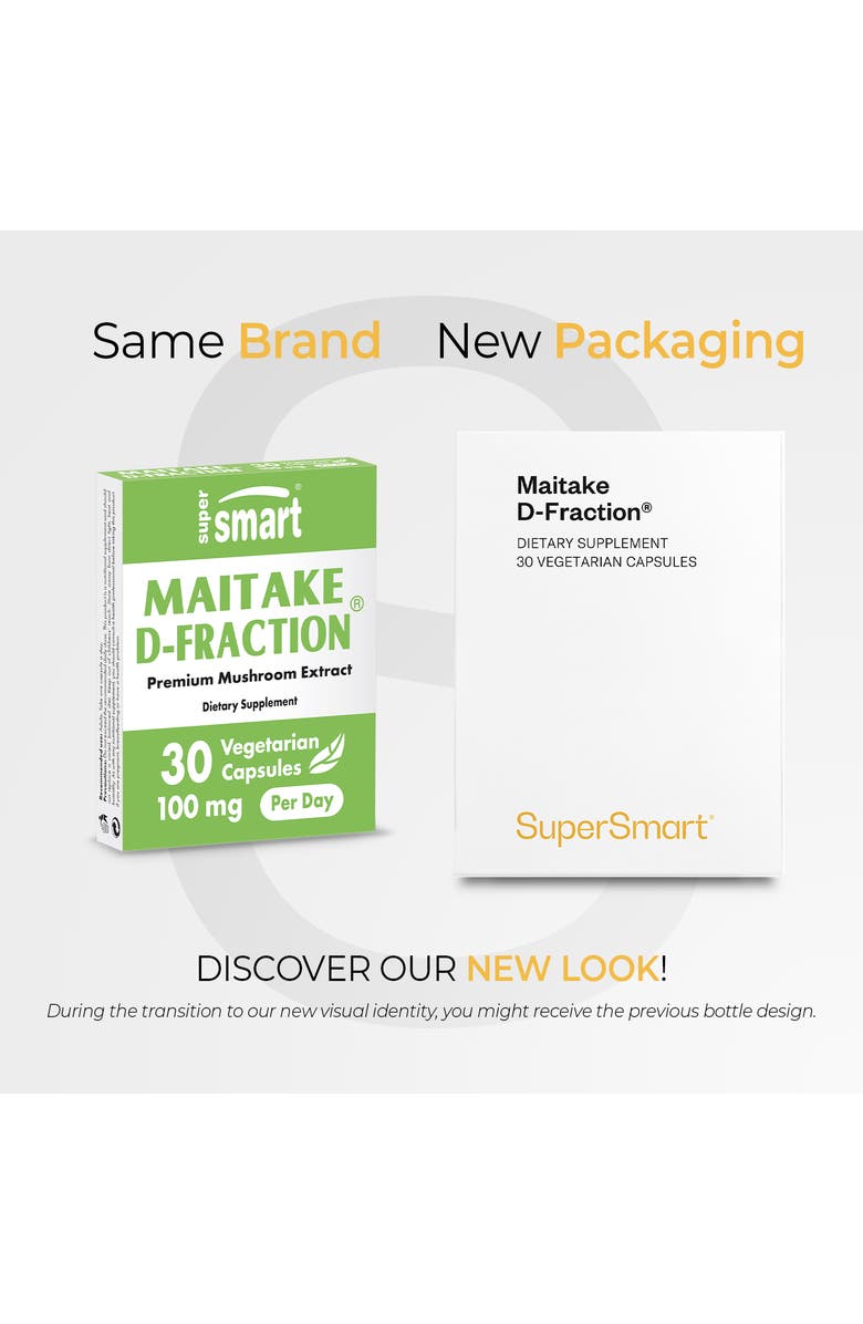 SuperSmart Maitake D Fraction Pro 100mg, Alternate, color, NO COLOR