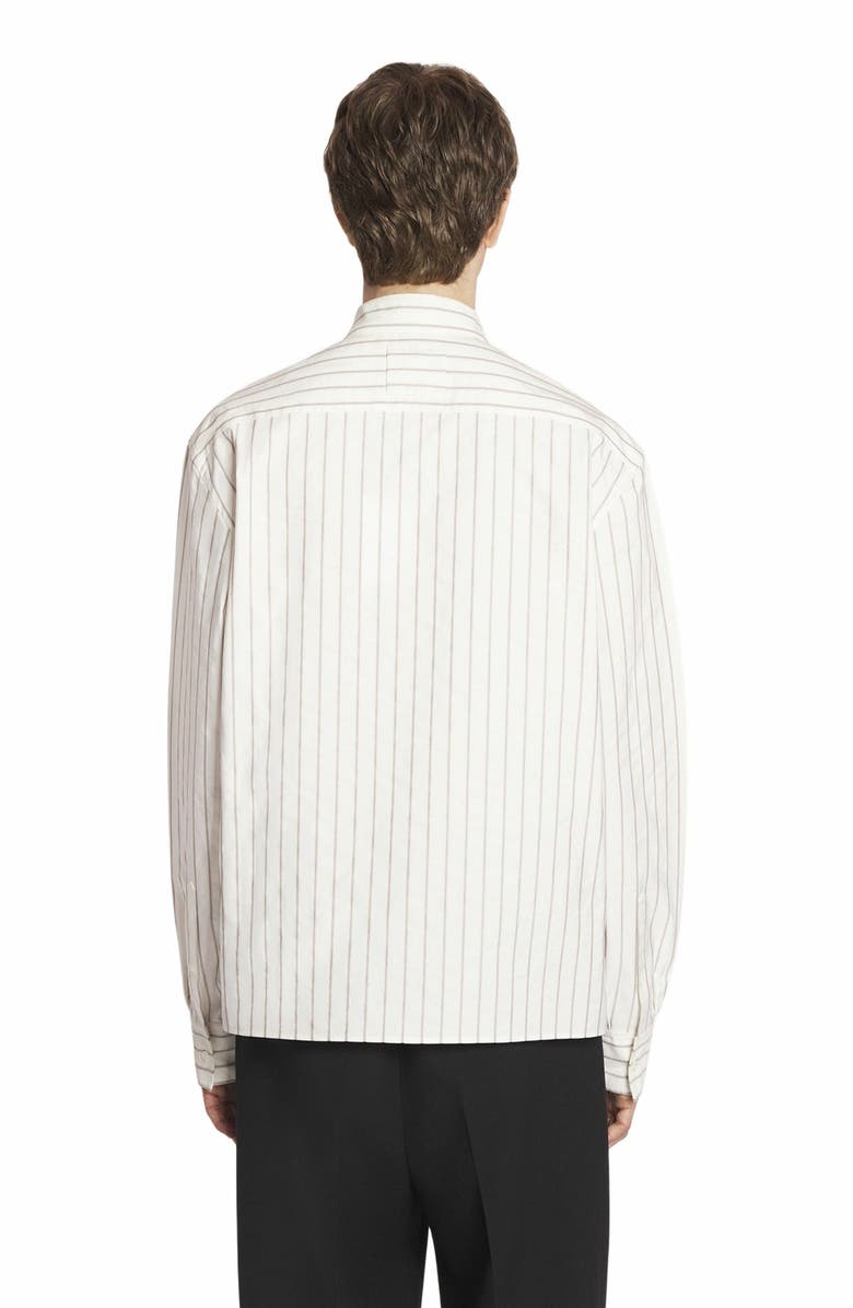 Lanvin Straight Striped Shirt, Alternate, color, 