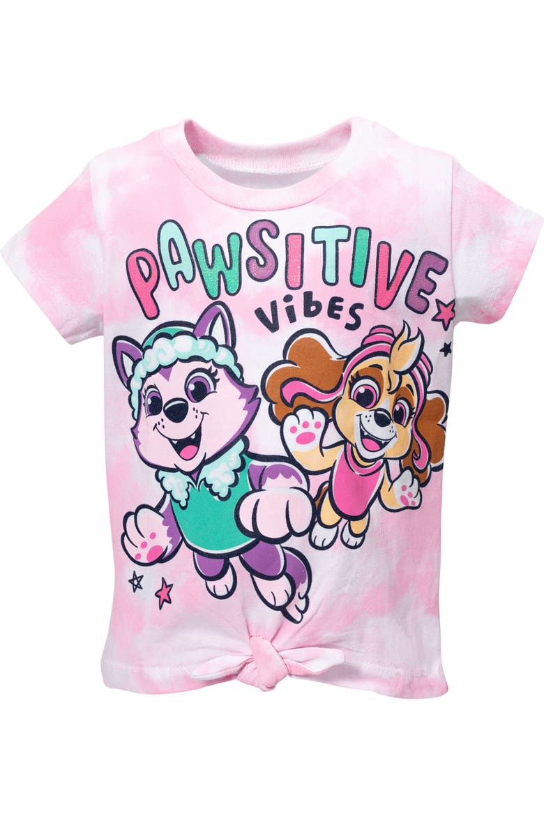 2-Piece T-Shirt and Bike Shorts Set, Alternate, color, Skye Everest Pink