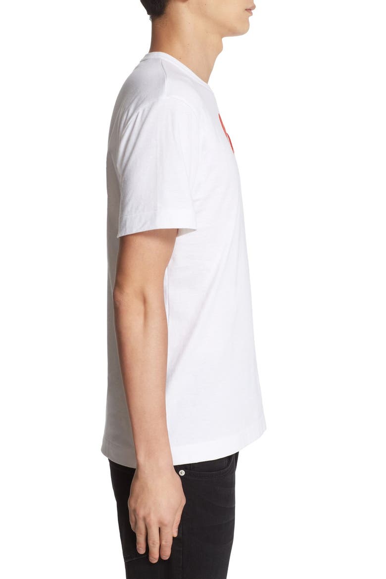 Heart Face Graphic Tee, Alternate, color, WHITE