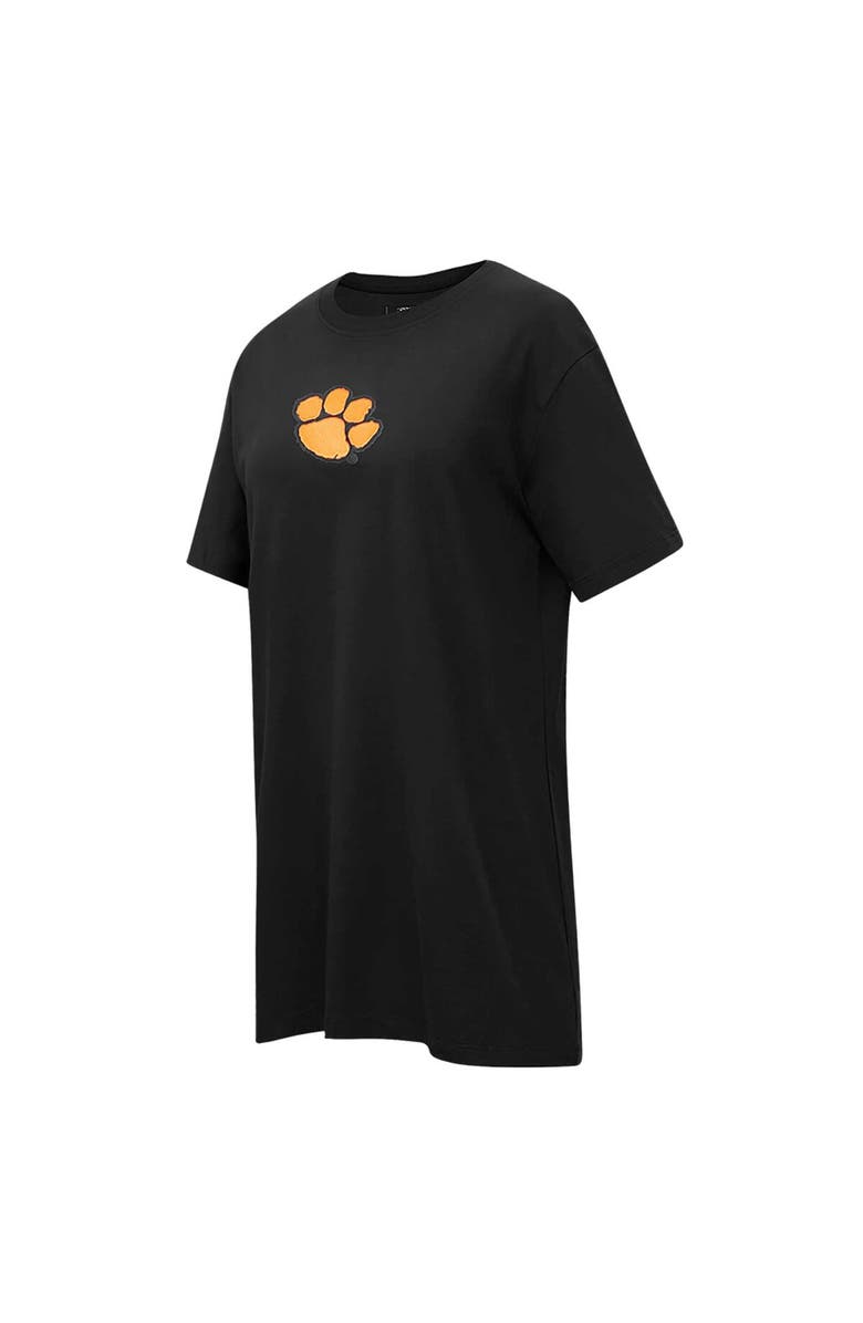 PRO STANDARD Women's Pro Standard Black Clemson Tigers Tonal Neutral Mini T-Shirt Dress, Alternate, color, Black