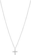 Bearfruit Jewelry 14k Gold Plated Pule Cross Necklace Minimalist Everyday Wear