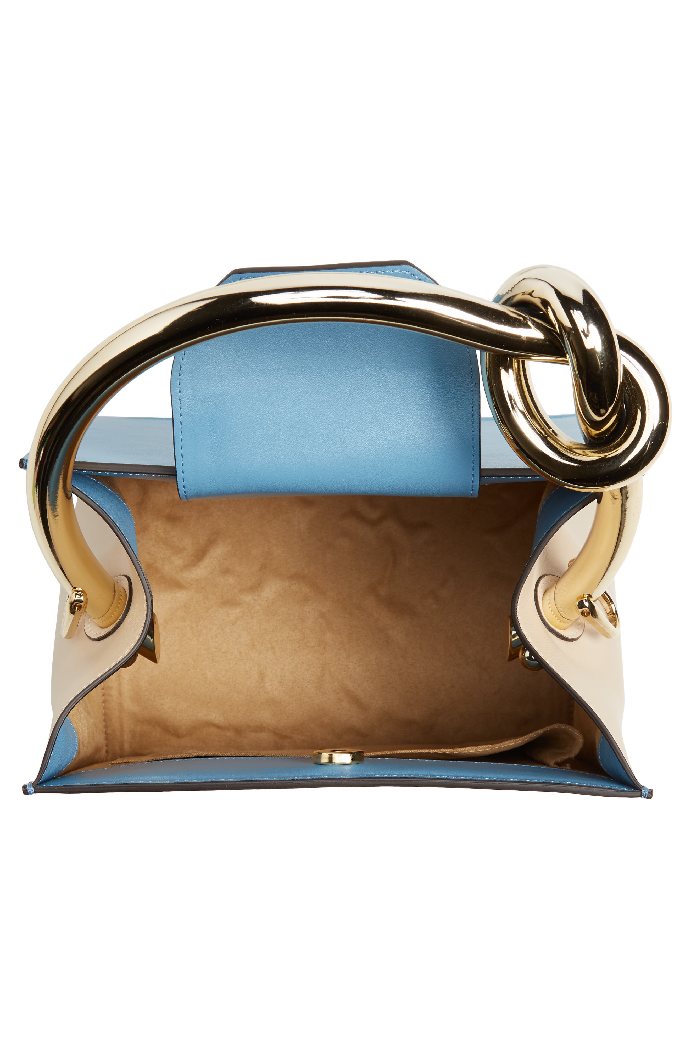 Benedetta Bruzziches Small Anais Santorini Calfskin Leather Top Handle Bag, Alternate, color, 