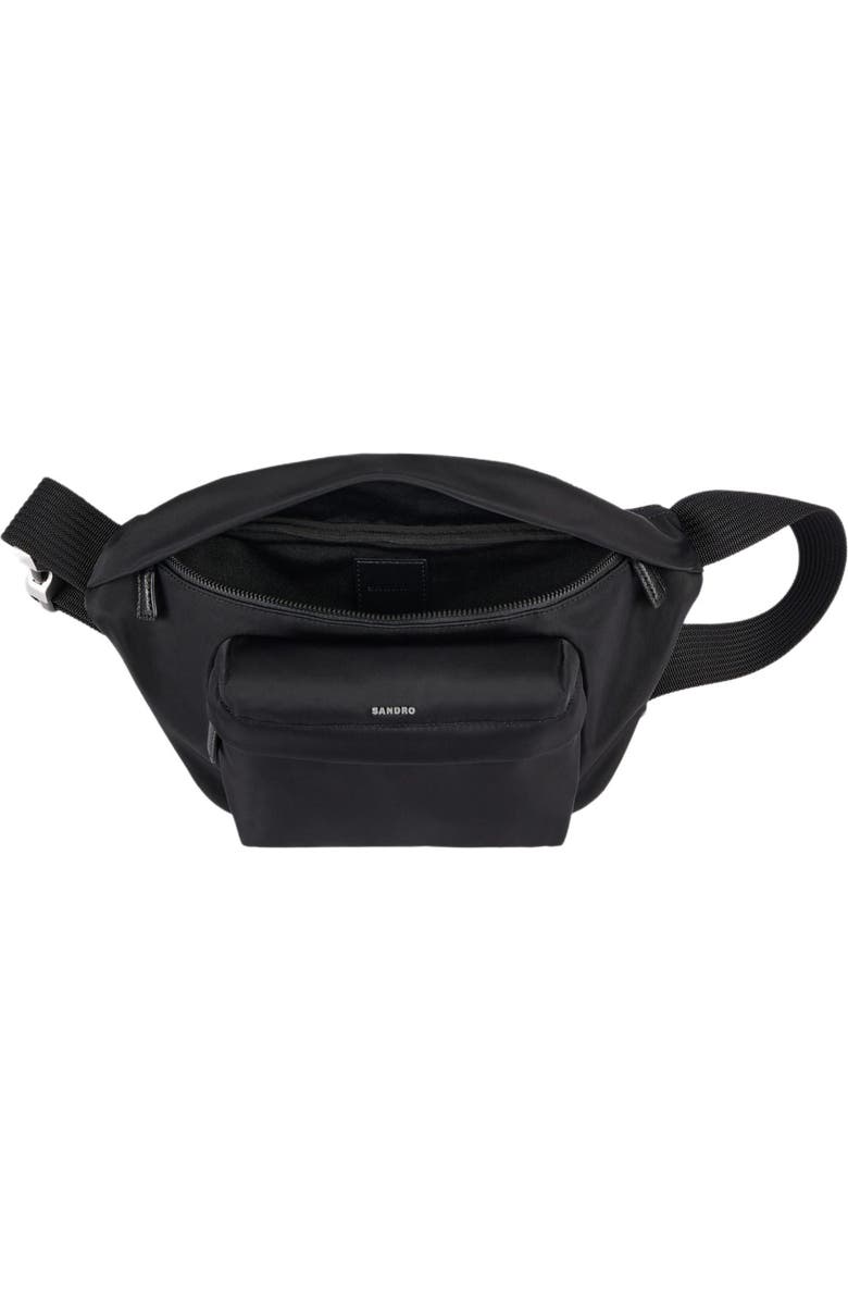 SANDRO Large belt bag, Alternate, color, Black