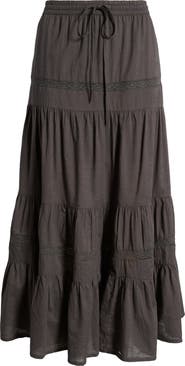 BP. Tiered Cotton Maxi Skirt | Nordstrom
