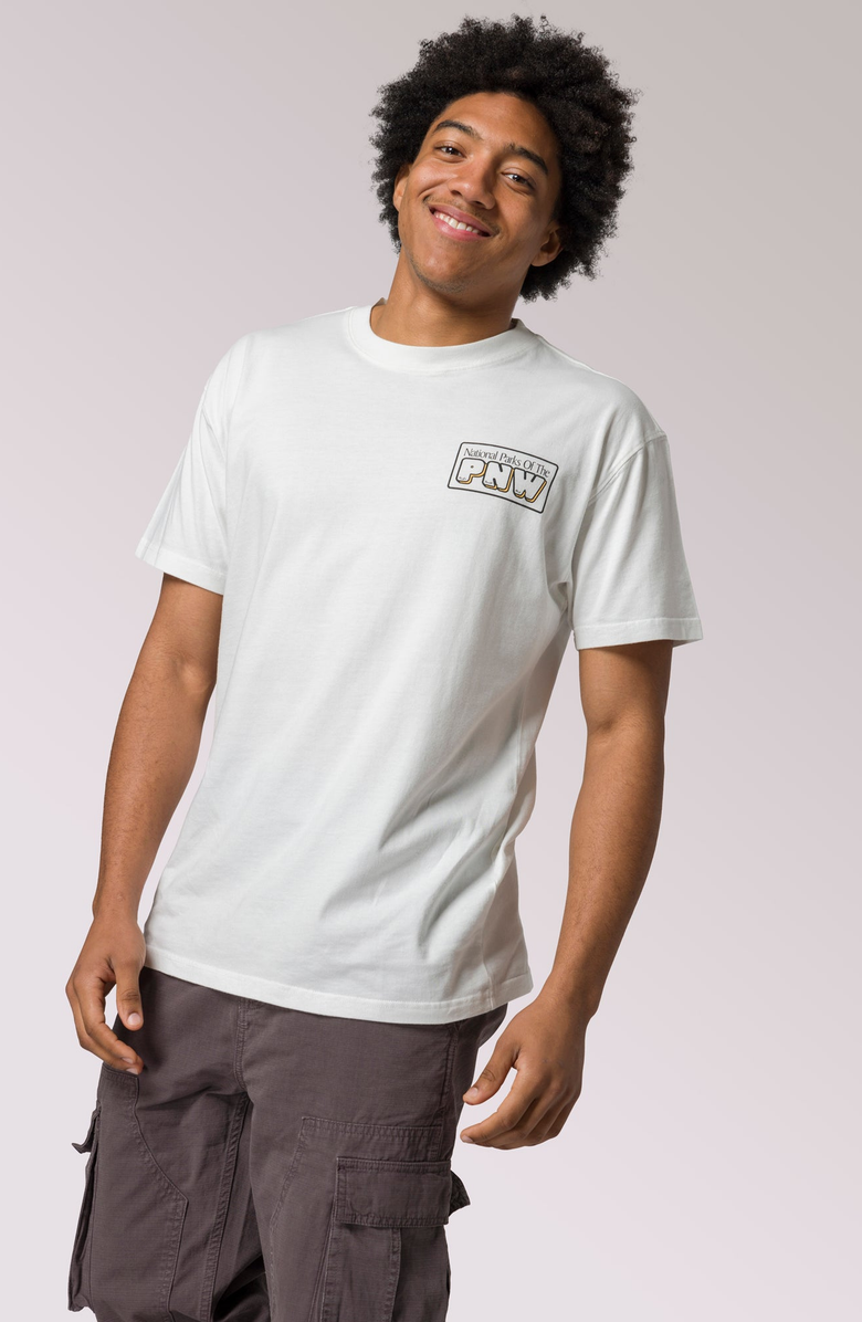 Parks Project Pacific Northwest Parks Tee, Alternate, color, Marshmallow