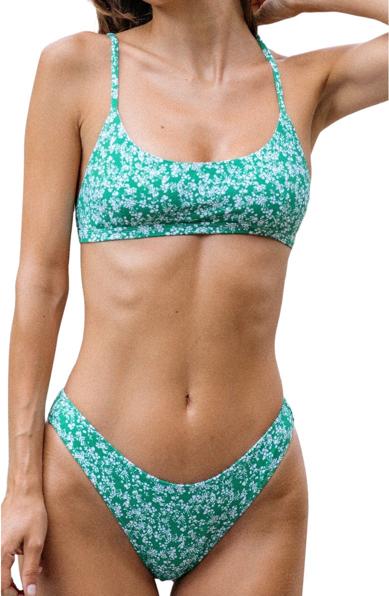 Bright Swimwear Gemma Top, Alternate, color, Peppermint