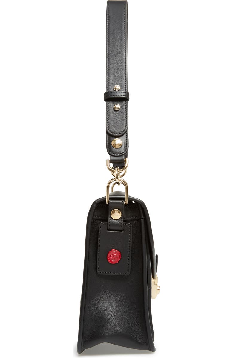 Longchamp Mademoiselle Calfskin Leather Shoulder Bag, Alternate, color,