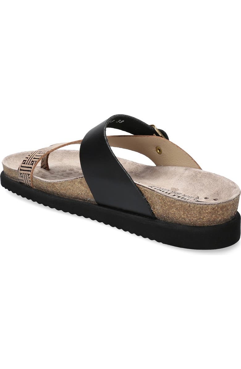 Mephisto Helen Mix Toe Loop Sandal, Alternate, color, Black Helios