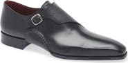 Magnanni Carver Plain Toe One Buckle Monk Shoe