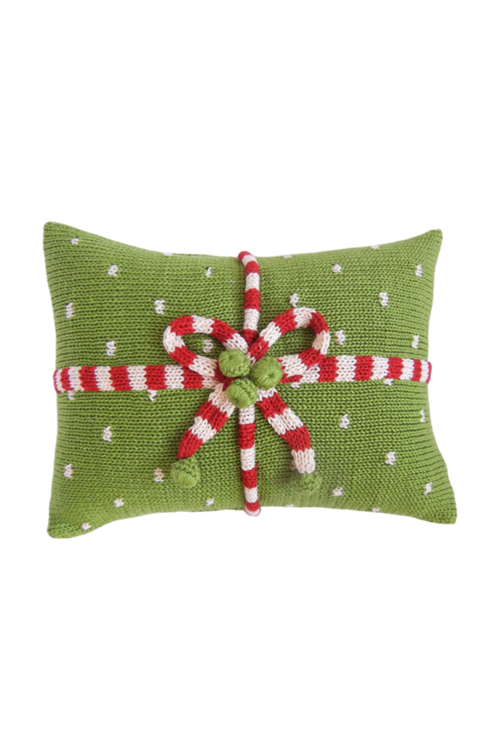 Melange Collection Gift Mini Pillow in Green 