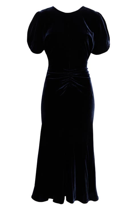 Bela Velvet Midi Dress