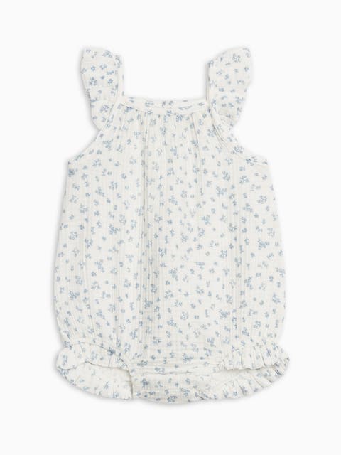 Organic Muslin Tank Bubble Romper (Baby)