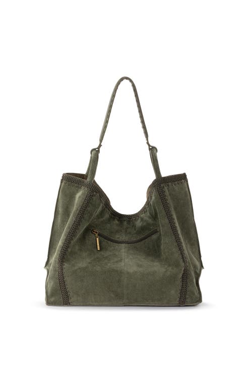 The Sak Los Feliz Large Tote Leather Bag In Green