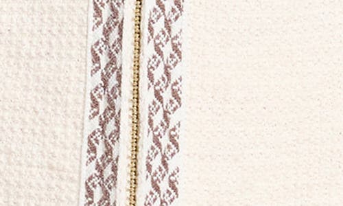 Nic + Zoe Nic+zoe Lined Up Knit Jacket In Classic Cream