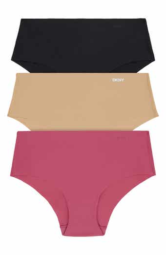 DKNY Litewear Cut Anywhere Assorted 3-Pack Hipster Briefs