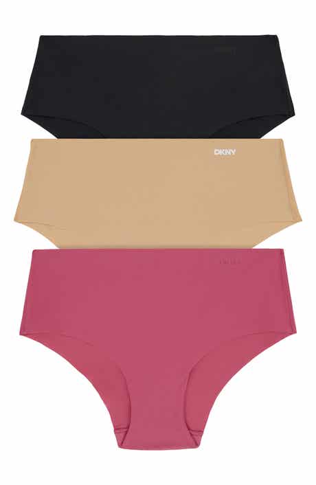 DKNY Litewear Cut Anywhere Assorted 3-Pack Hipster Briefs