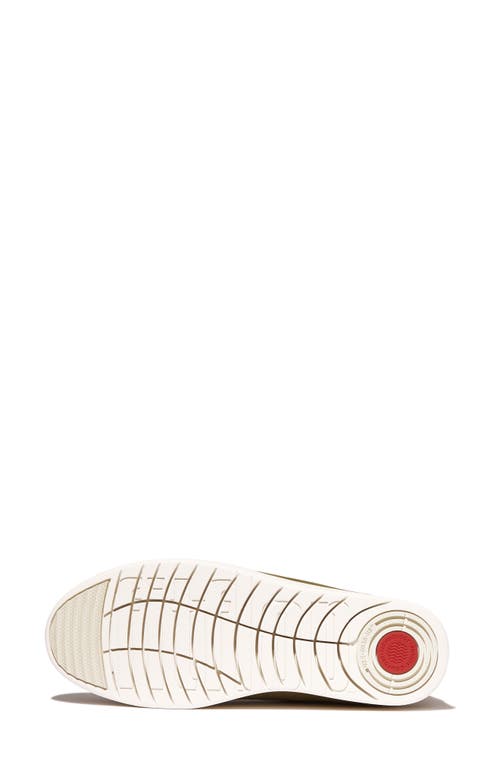 Fitflop Rally Slip-on Sneaker In Khaki Green Mix