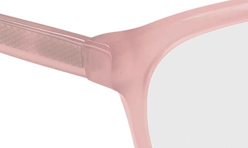 Eyebobs Nomad 50mm Blue Light Blocking Square Reading Glasses In Pink