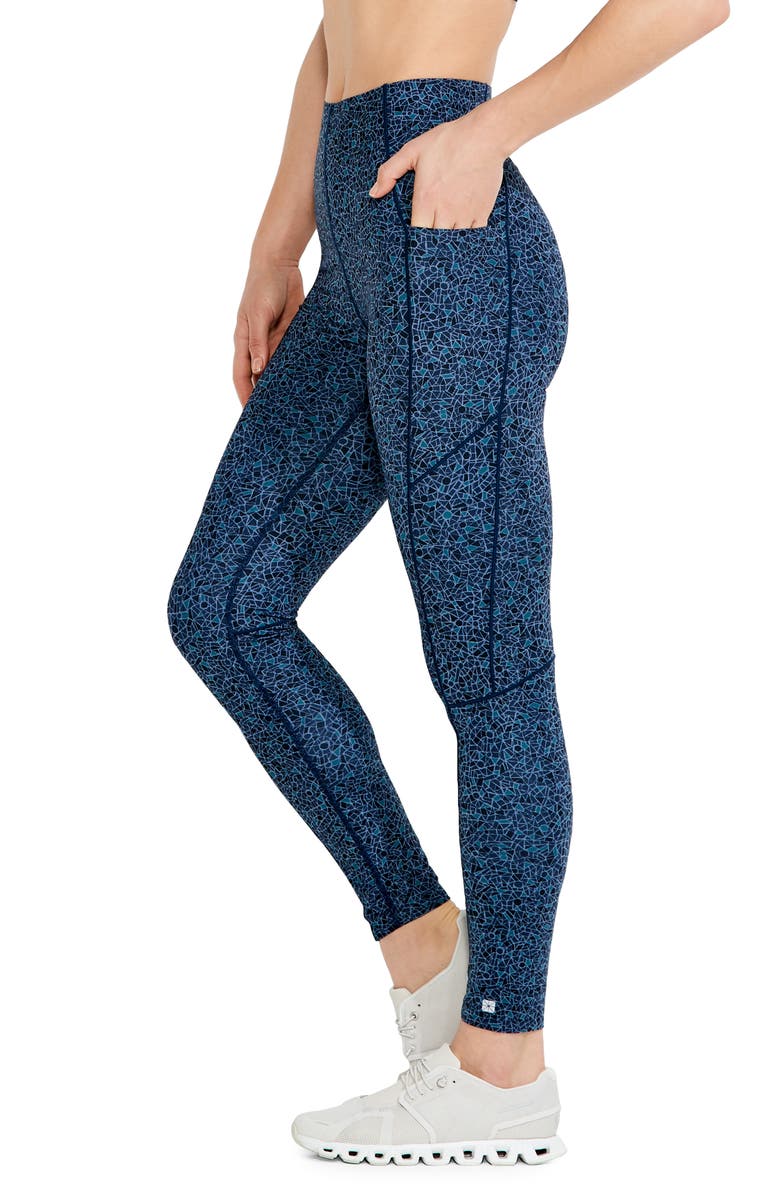 NZ ACTIVE by NIC+ZOE Mosaic Pocket 7/8 Leggings, Alternate, color, 