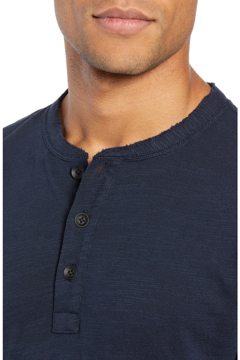 Classic Short Sleeve Flame Henley, Alternate, color, DEEP NAVY