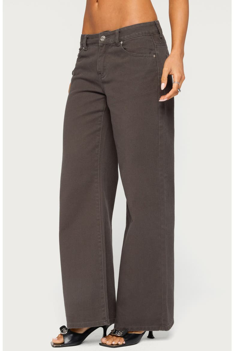 Daytime Low Rise Baggy Wide Leg Jeans, Alternate, color, GRAY