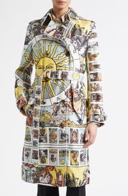 Burberry Foxfield Silk Trench Coat