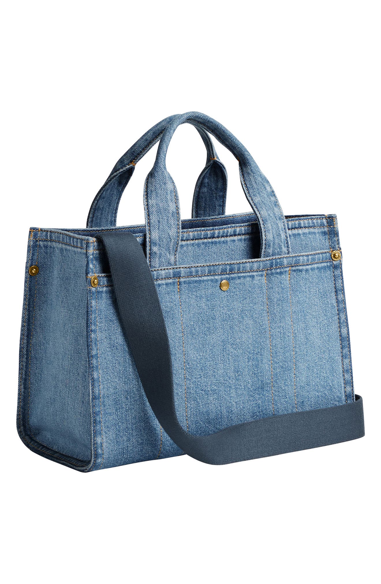 COACH Denim Cargo Tote, Alternate, color, 