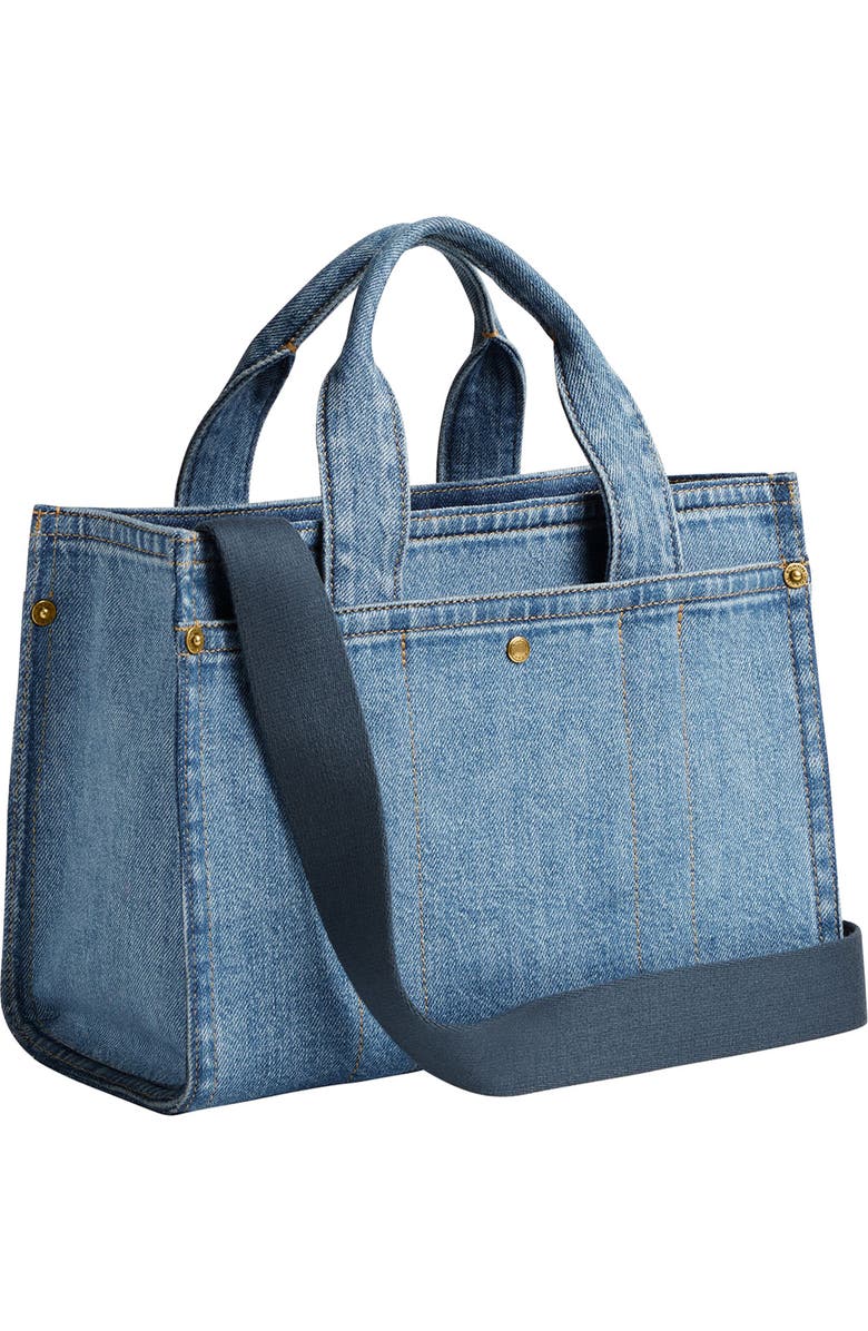 COACH Denim Cargo Tote, Alternate, color,